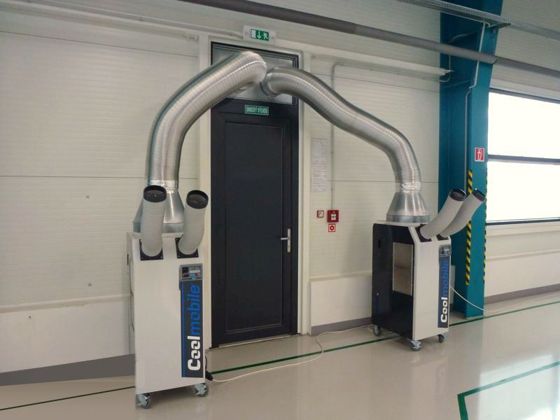 Equipos de aire acondicionado portátil Coolmobile con conductos flexibles